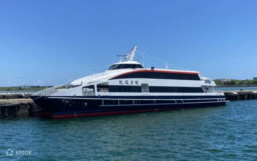 Spacious and comfortable passenger seating inside the high-speed ferry