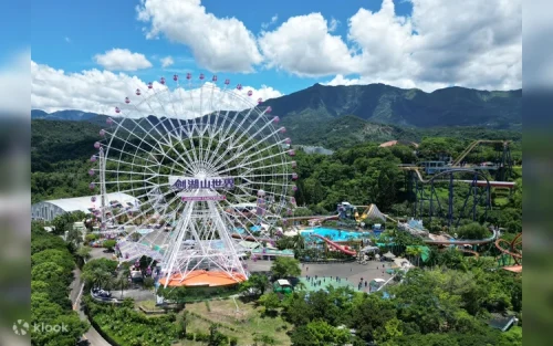 Panoramic views of Taiwan from the giant Janfusun Sky Wheel