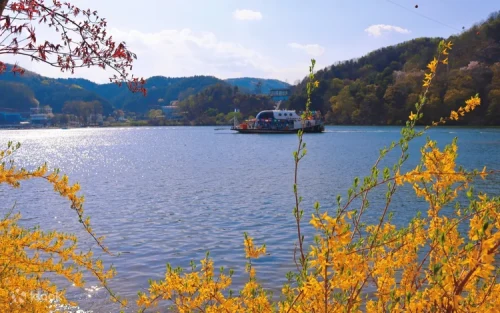 Winter Sonata statue and filming location in South Korea