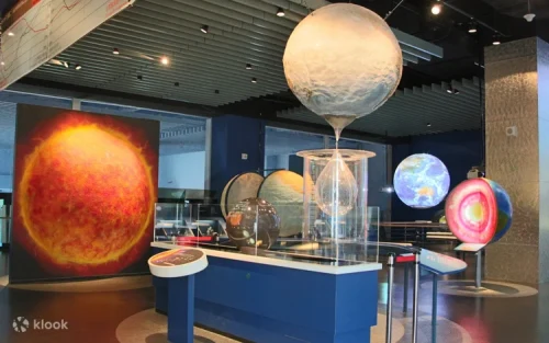 Interactive marine life exhibits at the NMMST in Keelung