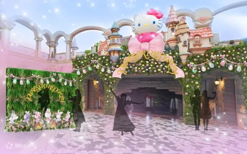 Adorable seasonal parades featuring Sanrio characters in cute costumes
