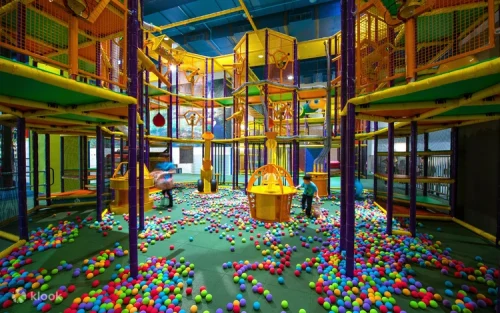 Interactive 3D magical town at the Mystical Academy of Magic.
