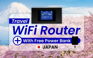 Unlimited 4G LTE Pocket WiFi Rental in Japan (Airport Pickup)