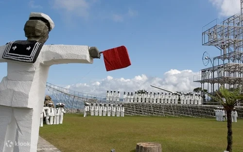 Massive Ju Ming sculptures interacting with nature in New Taipei City