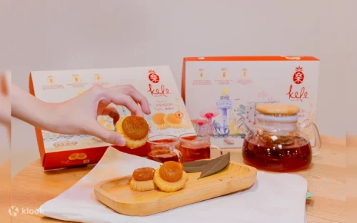 Premium souvenir packaging of authentic local confectionery treats