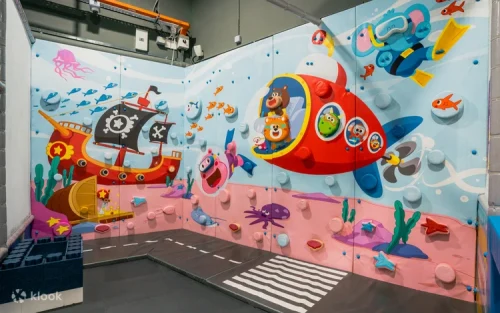 Interactive role-play rooms and sand pit at Kiztopia Woodleigh