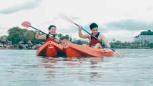 Ola Beach Club Watersports: Kayak, SUP, Banana Boat & Donut Rides