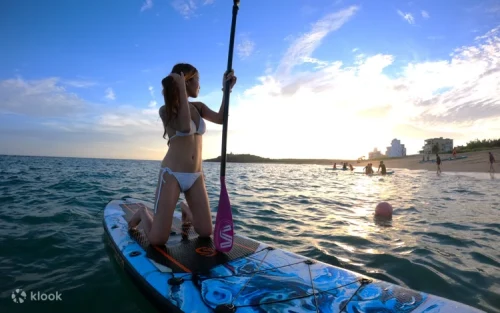 Relaxing Stand-Up Paddleboarding SUP experience in Penghu Bay