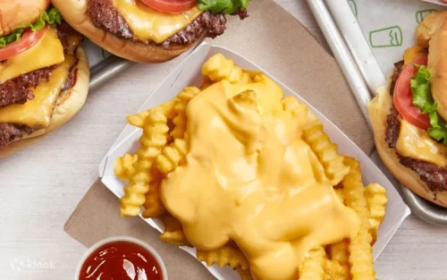 100 percent all-natural Angus beef burger meal in Singapore