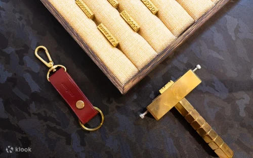 Step-by-step guidance from expert leather artisans in Haji Lane