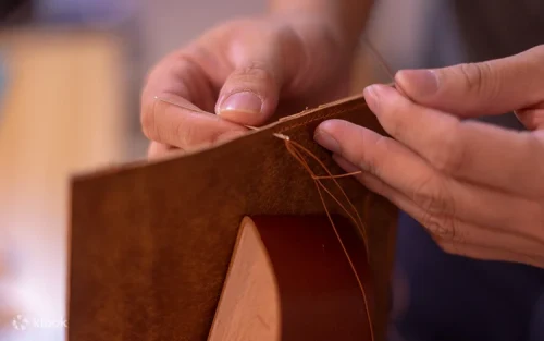 Handmade leather bags including the spacious Melanie design