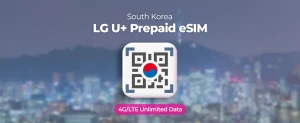 South Korea Unlimited 4G/LTE eSIM (LG U+ Network)