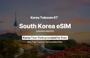 South Korea Unlimited Data eSIM by KT
