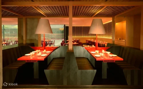 Luxurious table setting for a premium dining experience at Novena Square Singapore