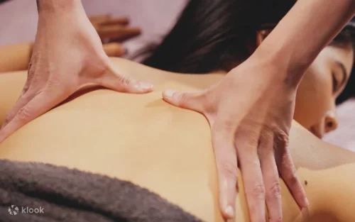 Comfortable and luxurious massage beds in a tranquil Taipei spa setting