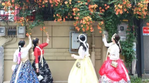 Dorothy Hanbok Rental near Gyeongbokgung Palace