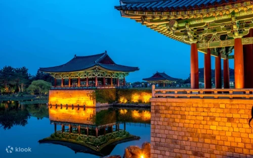 Ancient star-gazing tower Cheomseongdae Observatory in South Korea