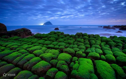 Unique Tofu Rocks and sea erosion platforms in Keelung