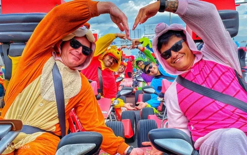 Professional guide leading a scenic sightseeing tour around Okinawa