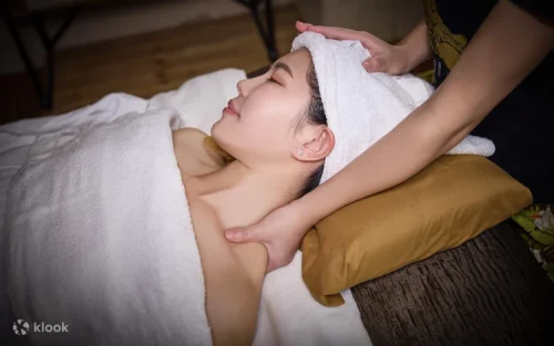 Luxurious foot massage using almond milk exfoliating cream
