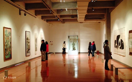 Interactive exhibits at the Children's Art Education Center