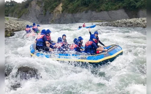 Navigating the exciting rapids of the beautiful Xiuguluan River