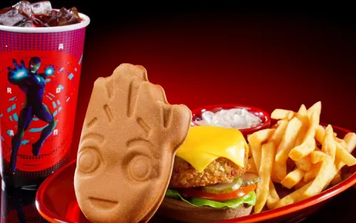 Classic crispy Mickey shaped waffles served fresh in Fantasyland