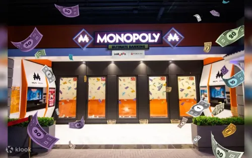 Luxurious interior of Mr Monopoly's private mansion at The Peak