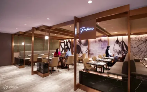 Gourmet dining experience with made-to-order entrees at Primo