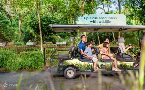 Guided tram ride exploring the lush wildlife zones in Singapore