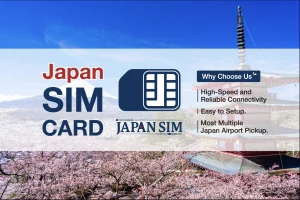 Japan 5G Unlimited Data SIM (Airport Pick Up)