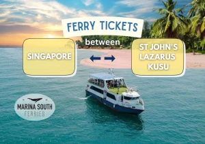 Open Deck Ferry to St John's, Lazarus & Kusu Island