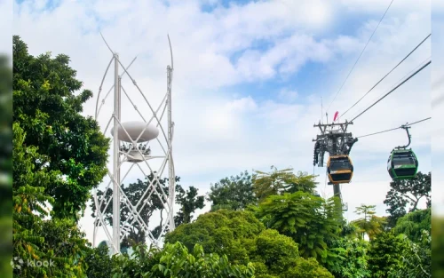 Stunning aerial views of Sentosa Island and the Southern Islands