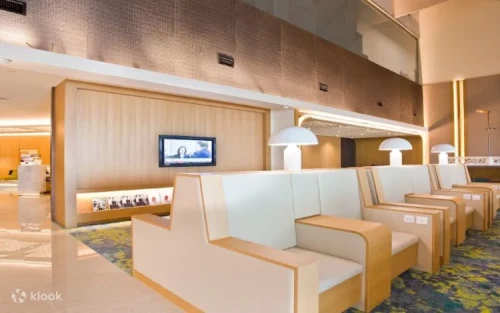 Gourmet buffet dining area featuring hot meals and refreshing beverages