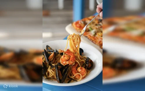 Family friendly beachside dining with panoramic ocean views