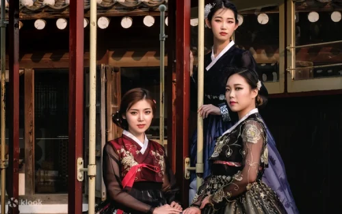 Elegant traditional Korean hanbok designs with beautiful embroidery