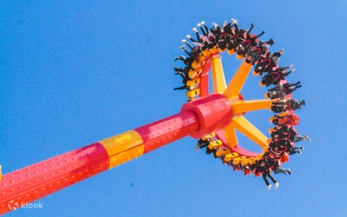 Exciting roller coasters and water slides for the whole family