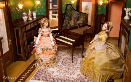 Intricate miniature scene from The Phantom of the Opera