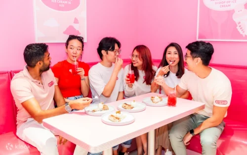 Delicious unlimited ice cream treats served in unique shapes and forms