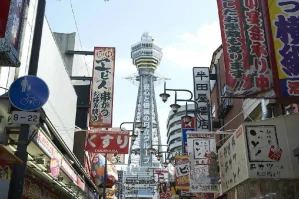 Osaka Tsutenkaku Tower Observation Deck & Tower Slider