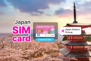 Unlimited 4G SIM Card for Japan (Airport Pick Up)