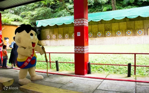 Fun family activities including archery and paintball shooting